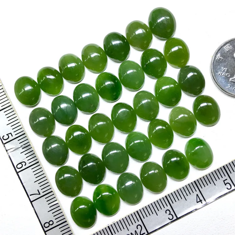 10mmX8mm Natural Siberian Jade Beads Nephrite Bead WBD111