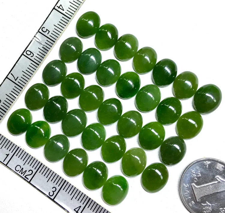 10mmX8mm Natural Siberian Jade Beads Nephrite Bead WBD111