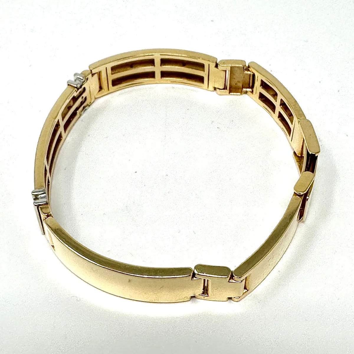 14K Gold  Bracelet with Diamonds