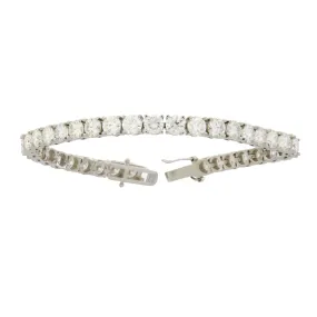 15.00ct Moissanite Tennis Bracelet Sterling Silver