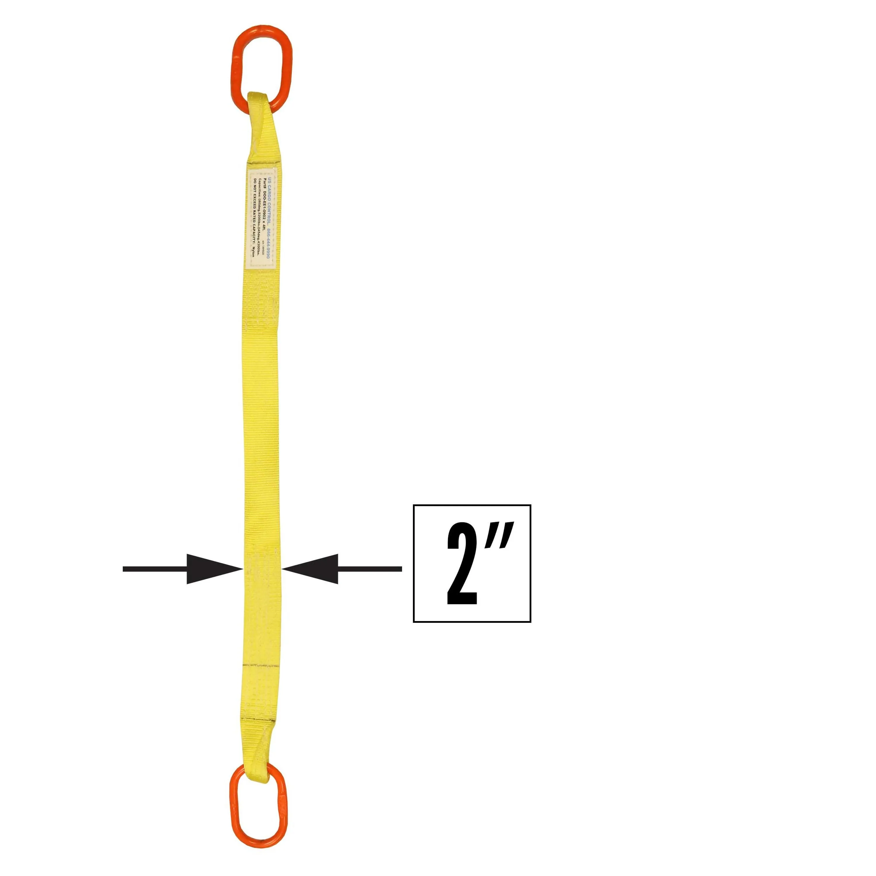 2"x7' (1 ply) Single Leg Nylon Sling w/ Master Link Both Ends