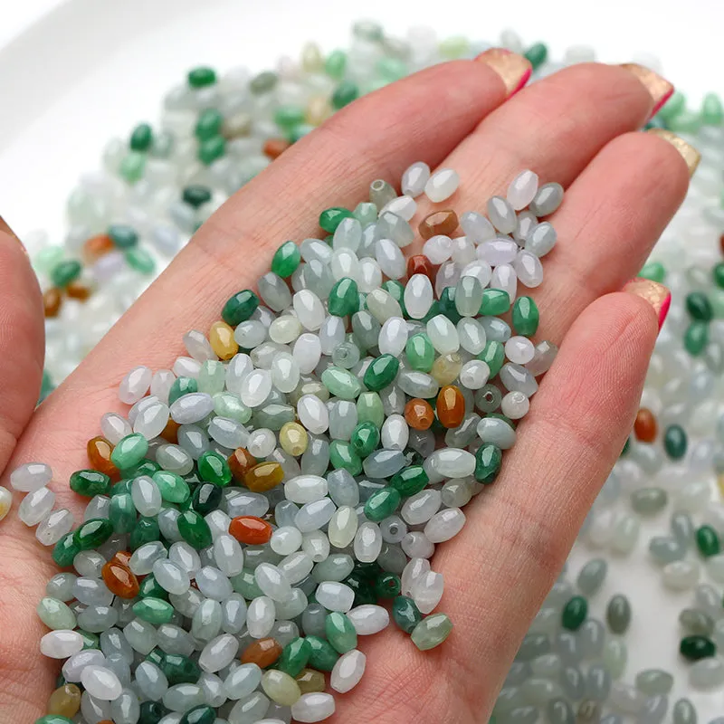 5.5X3.5X3.5mm Natural Jade Beads Jadeite Bead WBD35