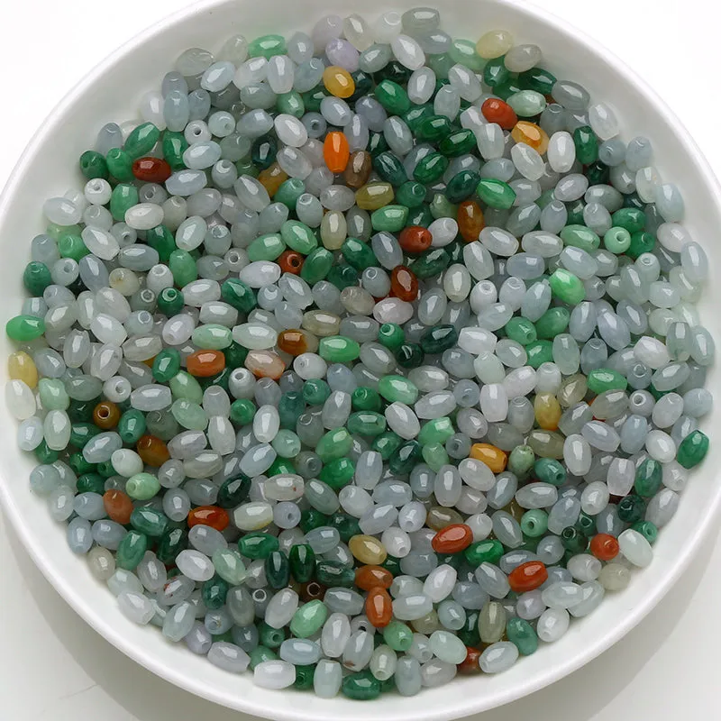 5.5X3.5X3.5mm Natural Jade Beads Jadeite Bead WBD35