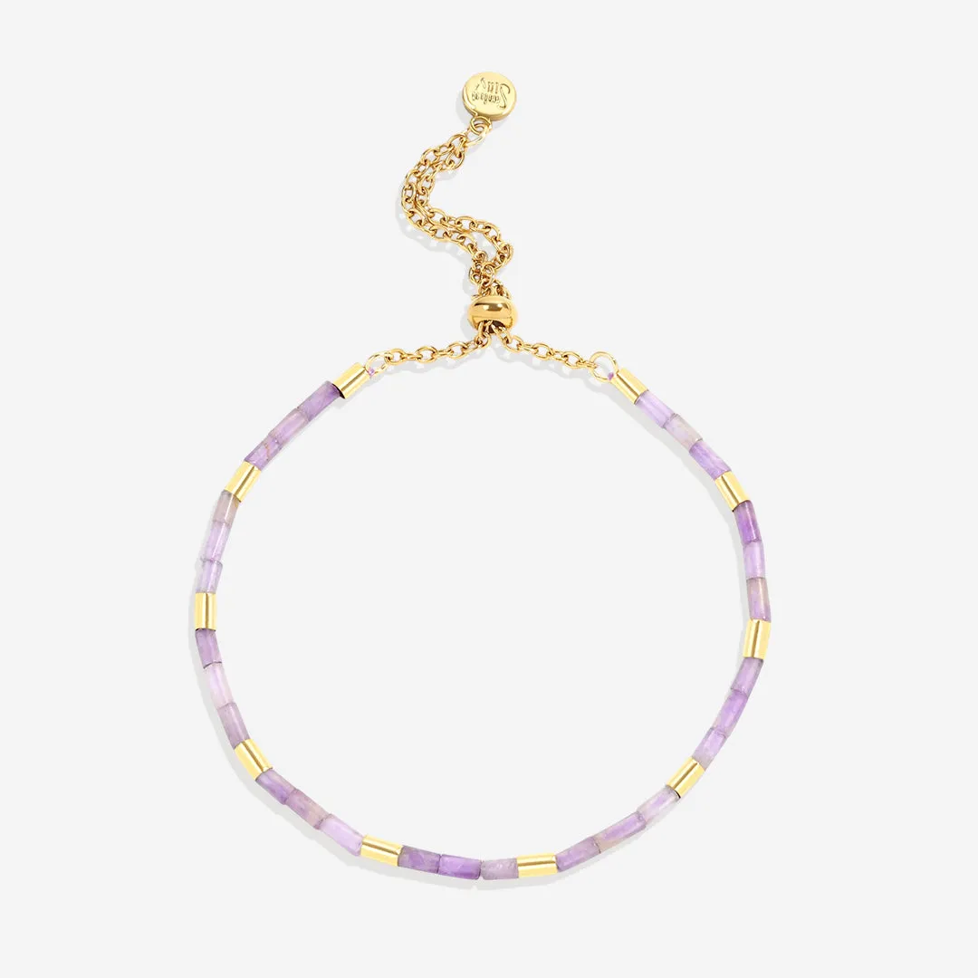 Adjustable Gemstone Bracelet
