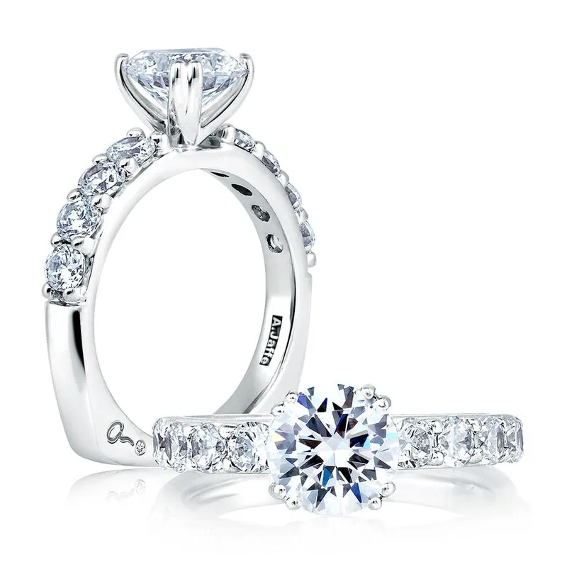 A.Jaffe Engagement Rings Timeless Classic Shared Prong Engagement Ring MES078/20