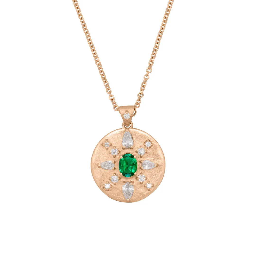 Arcadia Pendant, Emerald