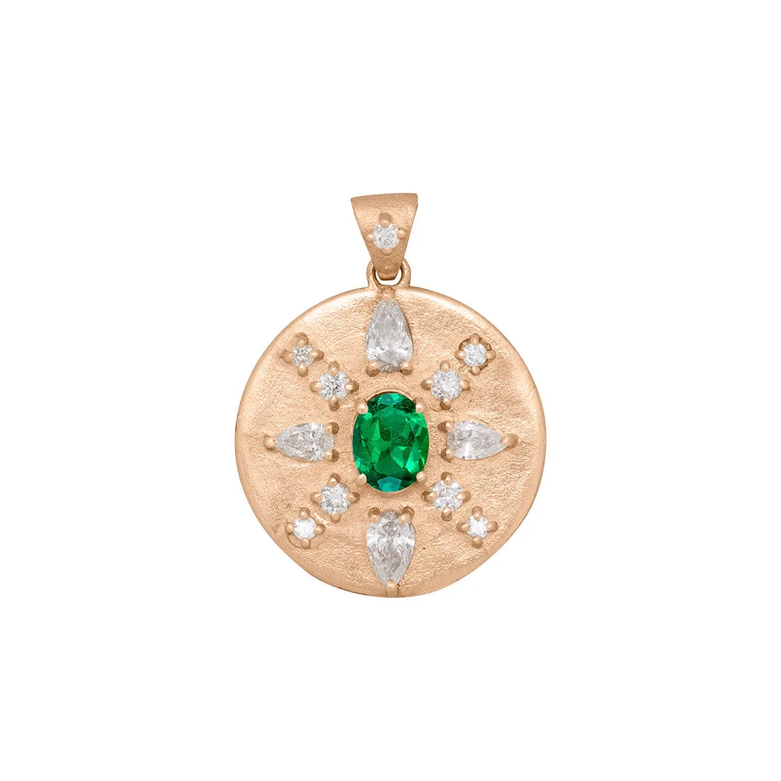 Arcadia Pendant, Emerald