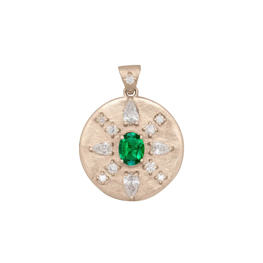 Arcadia Pendant, Emerald