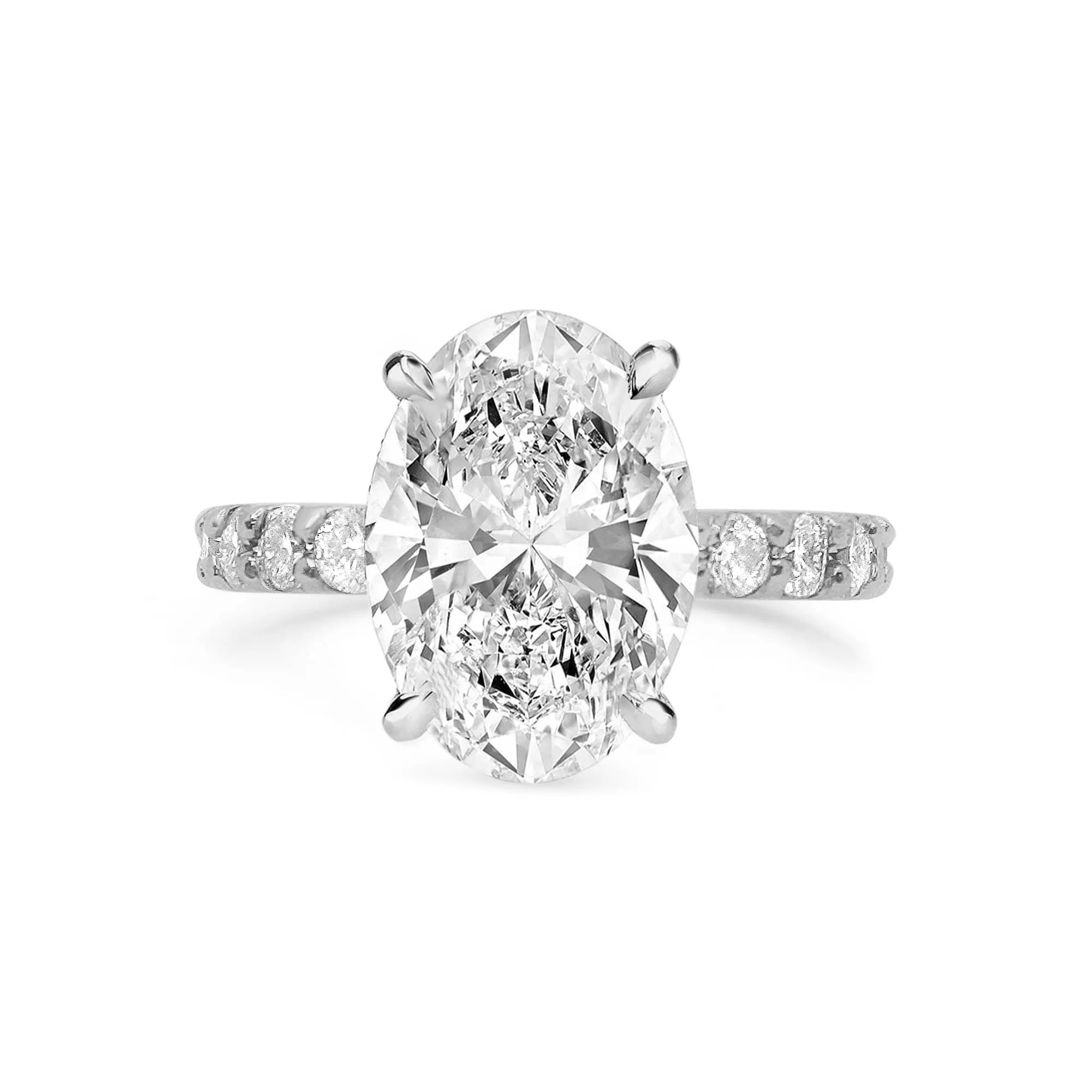 Avery | Oval Moissanite Engagement Ring