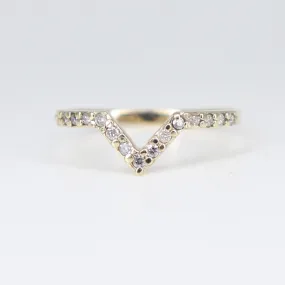 Baby Nova Yellow Gold Diamond Pavè Ring