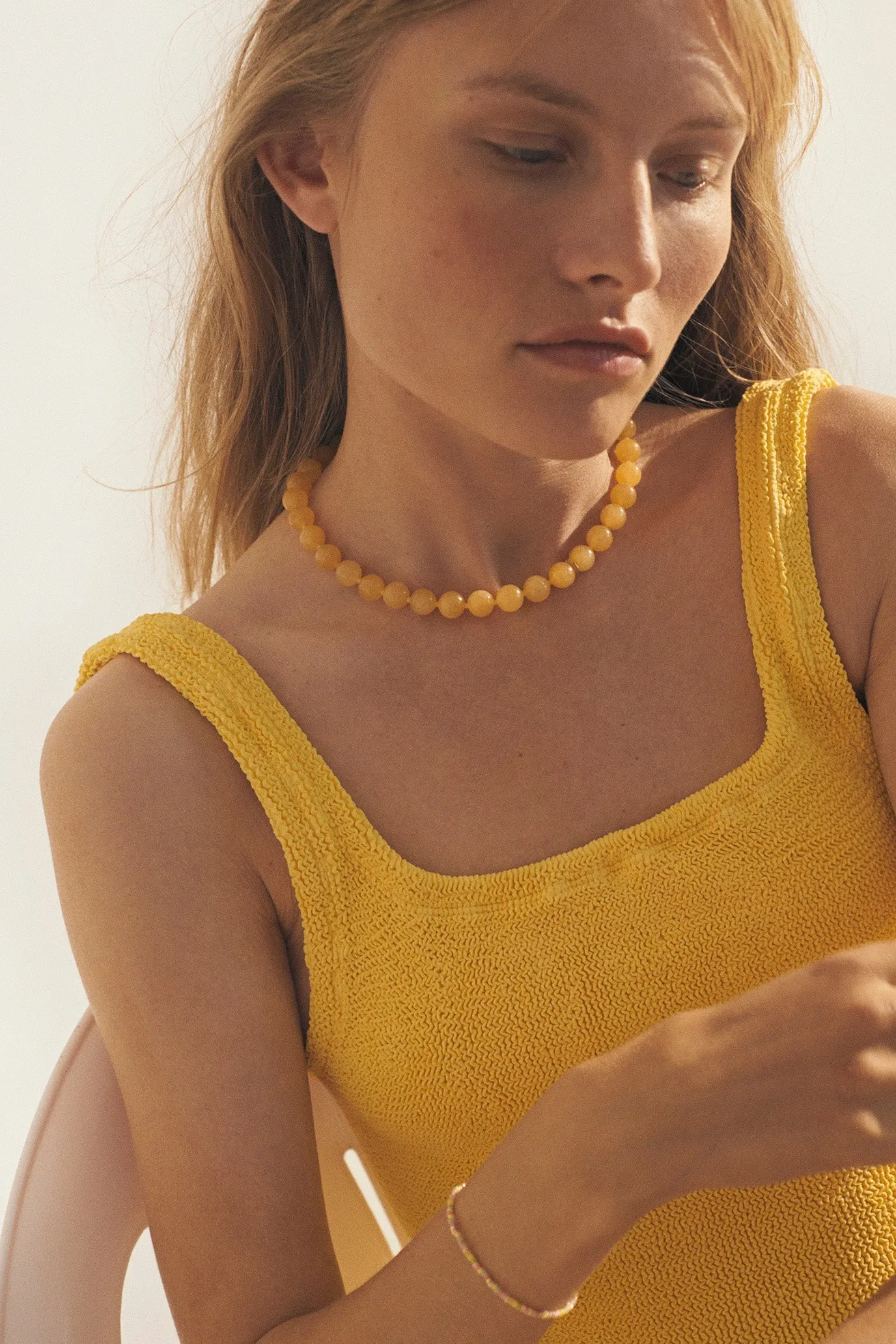 Ball Necklace Lemonade