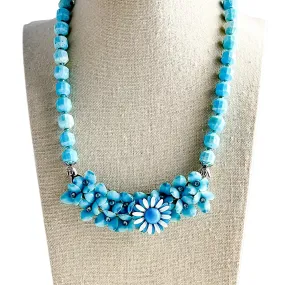 Bluebell Collage Necklace