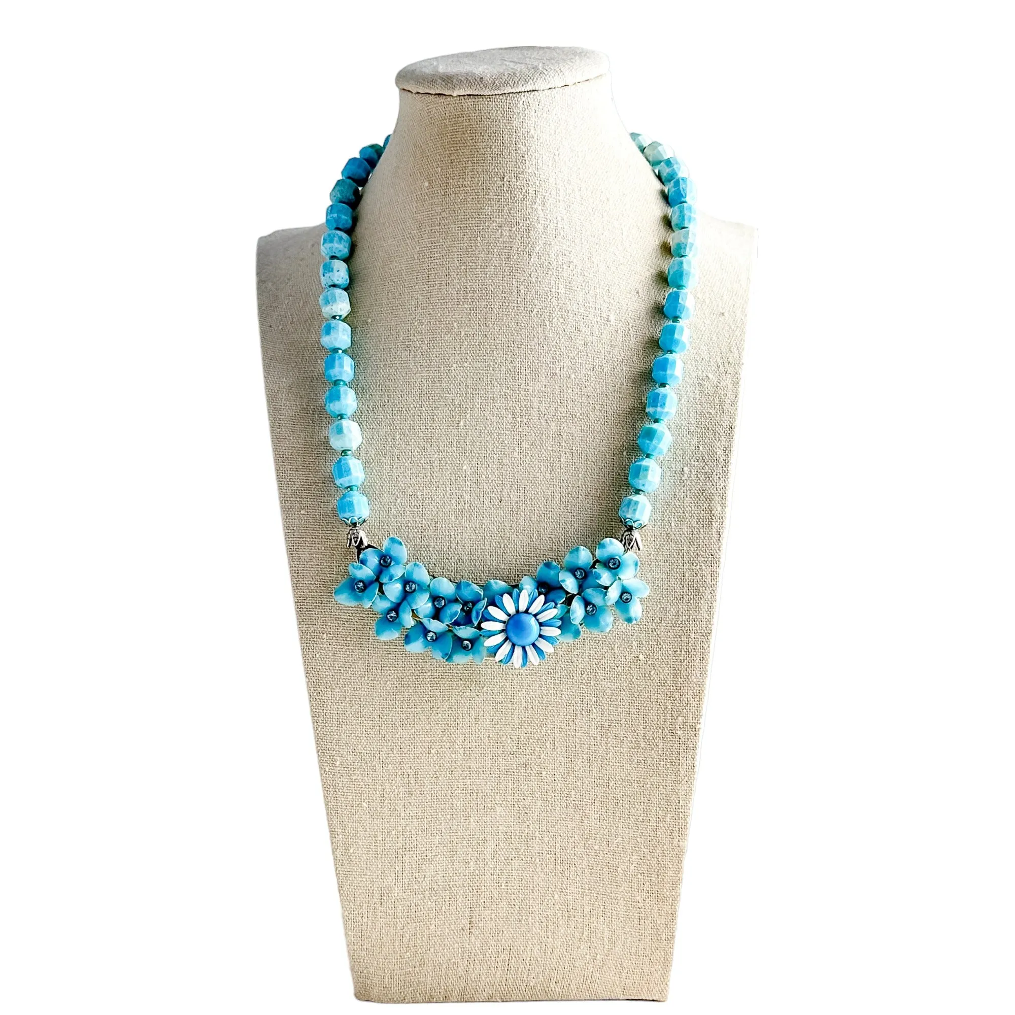 Bluebell Collage Necklace
