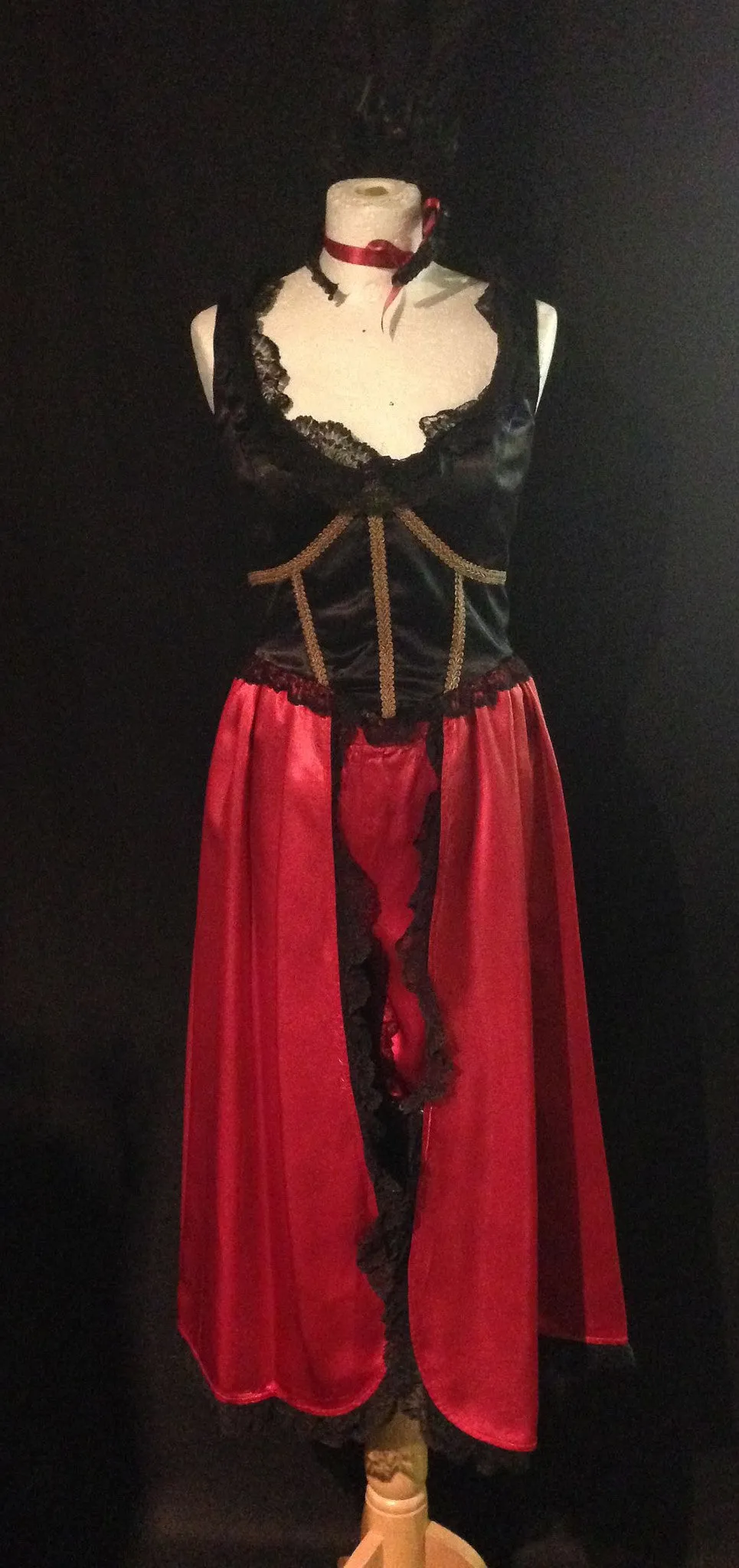 Can Can Girl (Black & Red)