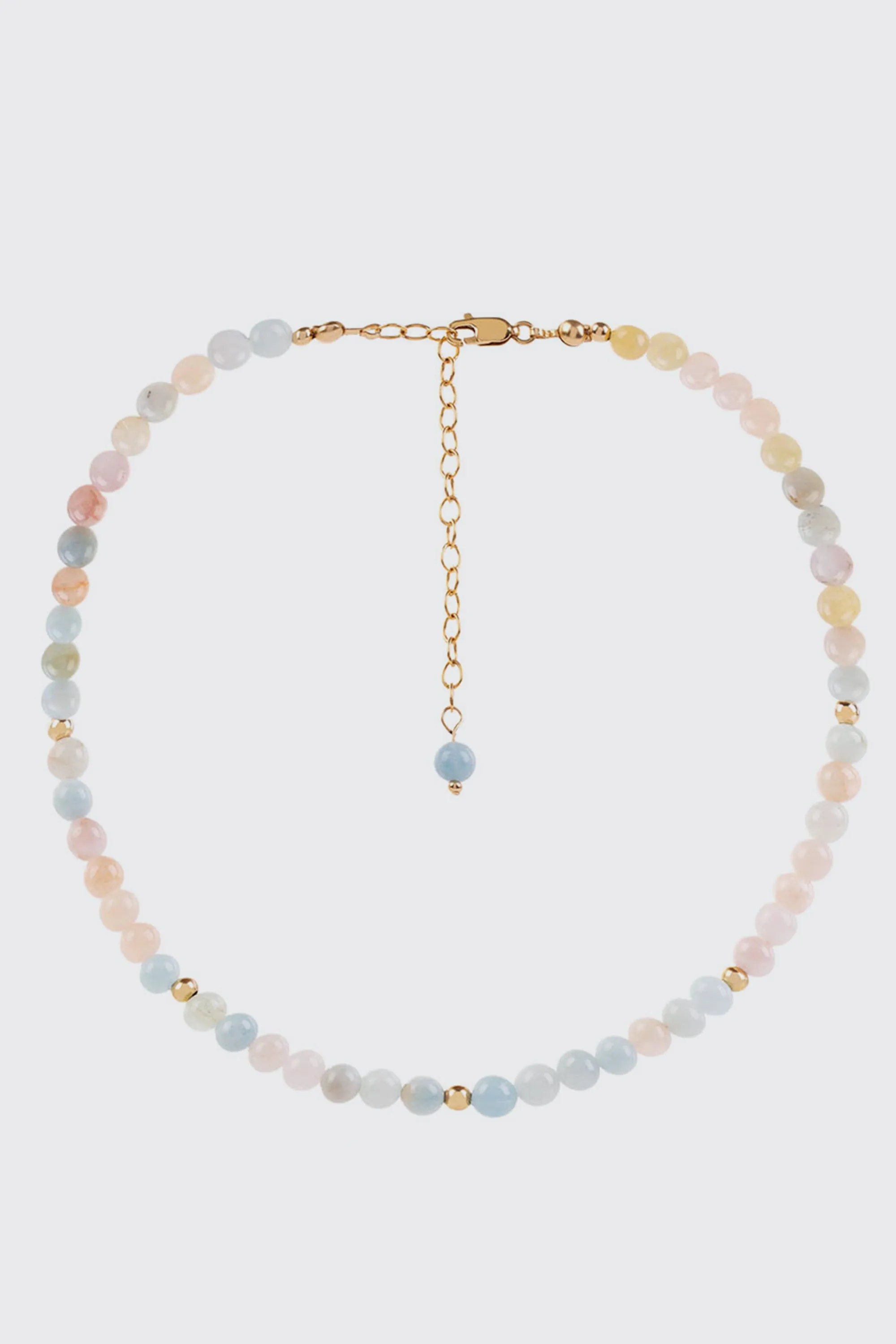 CANDY RAINBOW BUBBLE BEAD STRAND NECKLACE