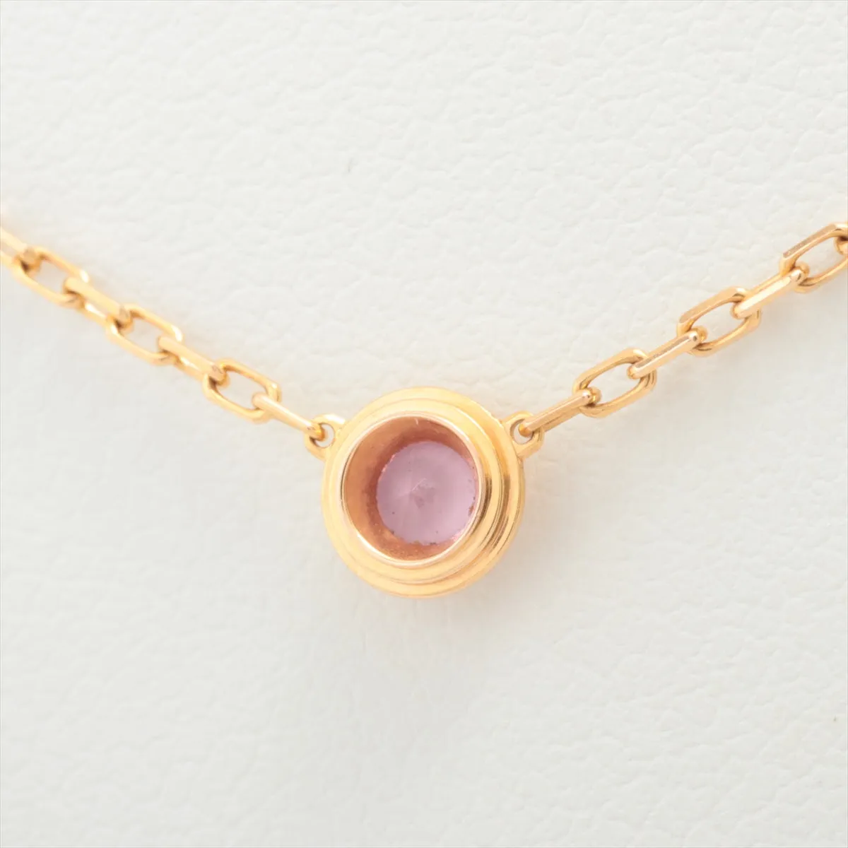 Cartier Damenuhr Pink Sapphire Yellow Gold Necklace