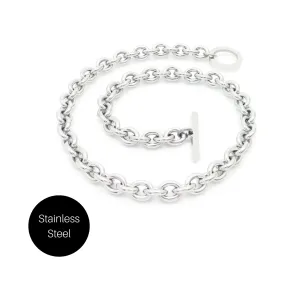 Chained Choker in Steel