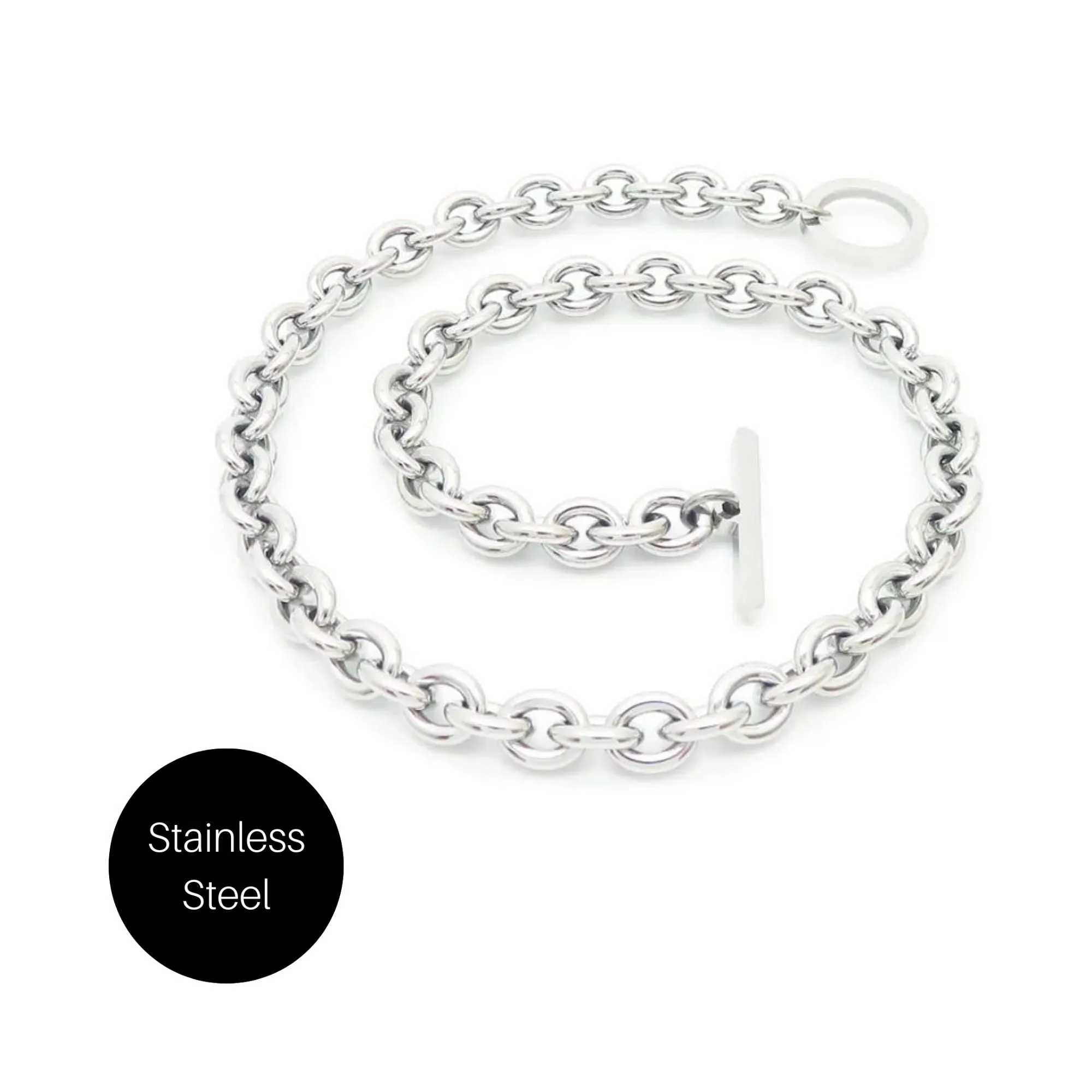 Chained Choker in Steel