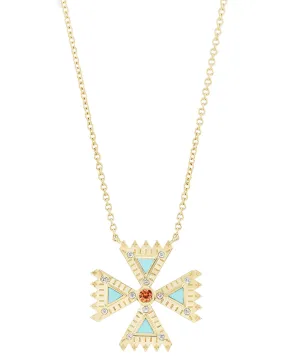 Crux Mini Pendant Necklace