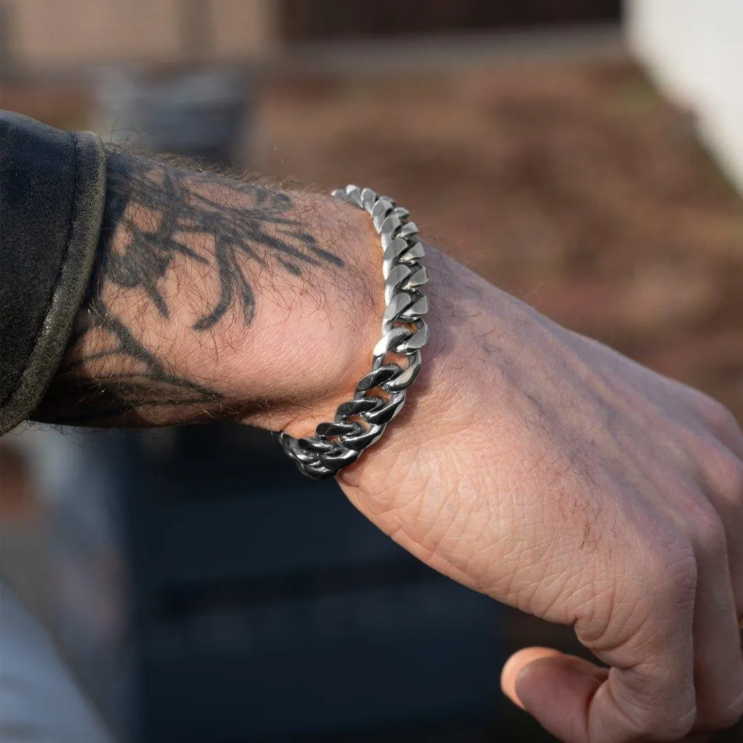 Cuban Bracelet (Silver) 12MM