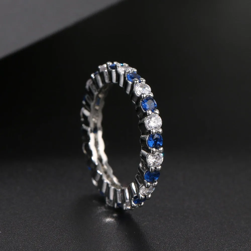 Cubic Zirconia Engagement Crystal Rings