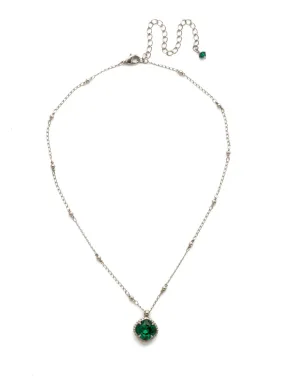 Cushion-Cut Pendant Necklace - NDS50ASEME
