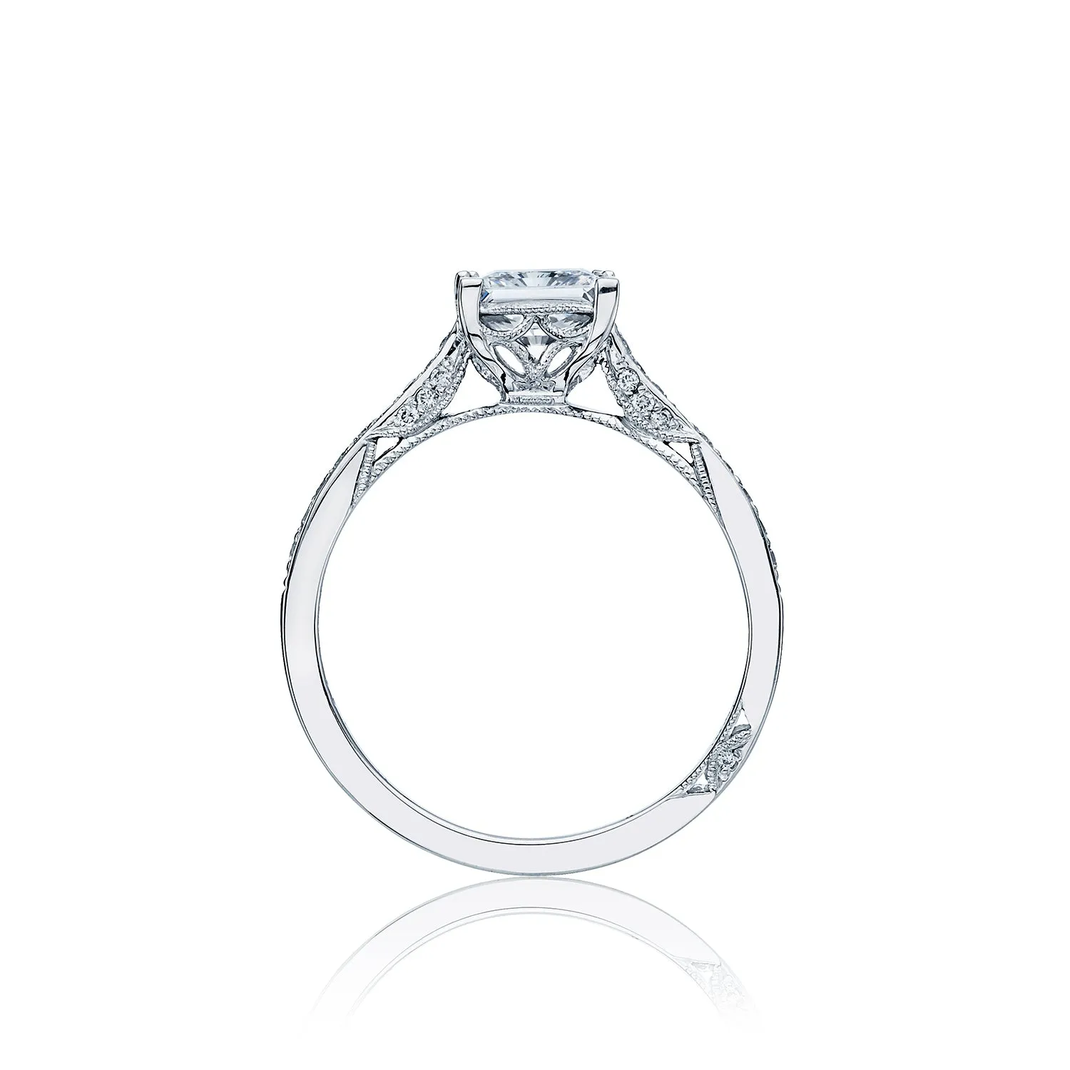 Dantela Solitaire Princess Cut Engagement Ring
