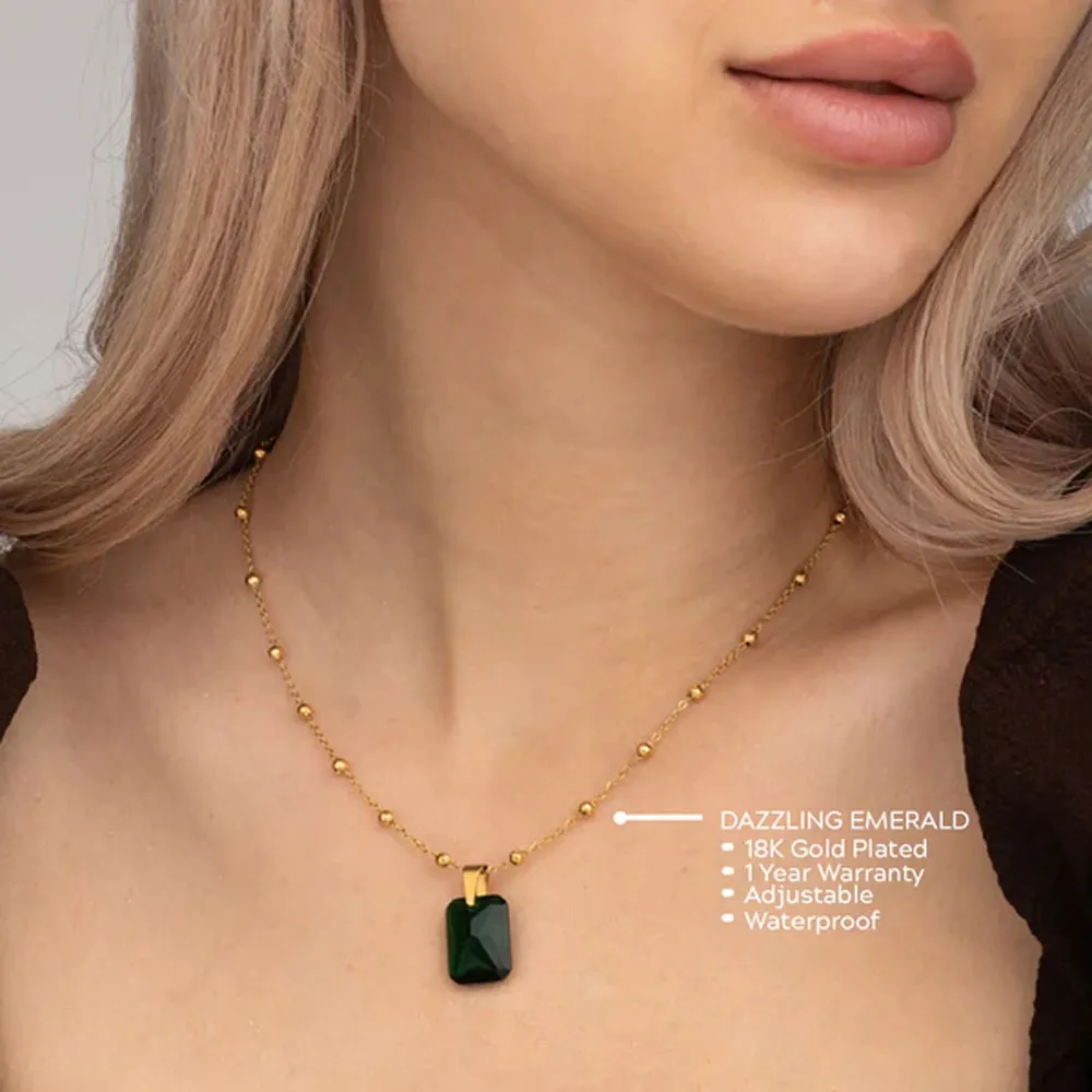 Dazzling Emerald Necklace
