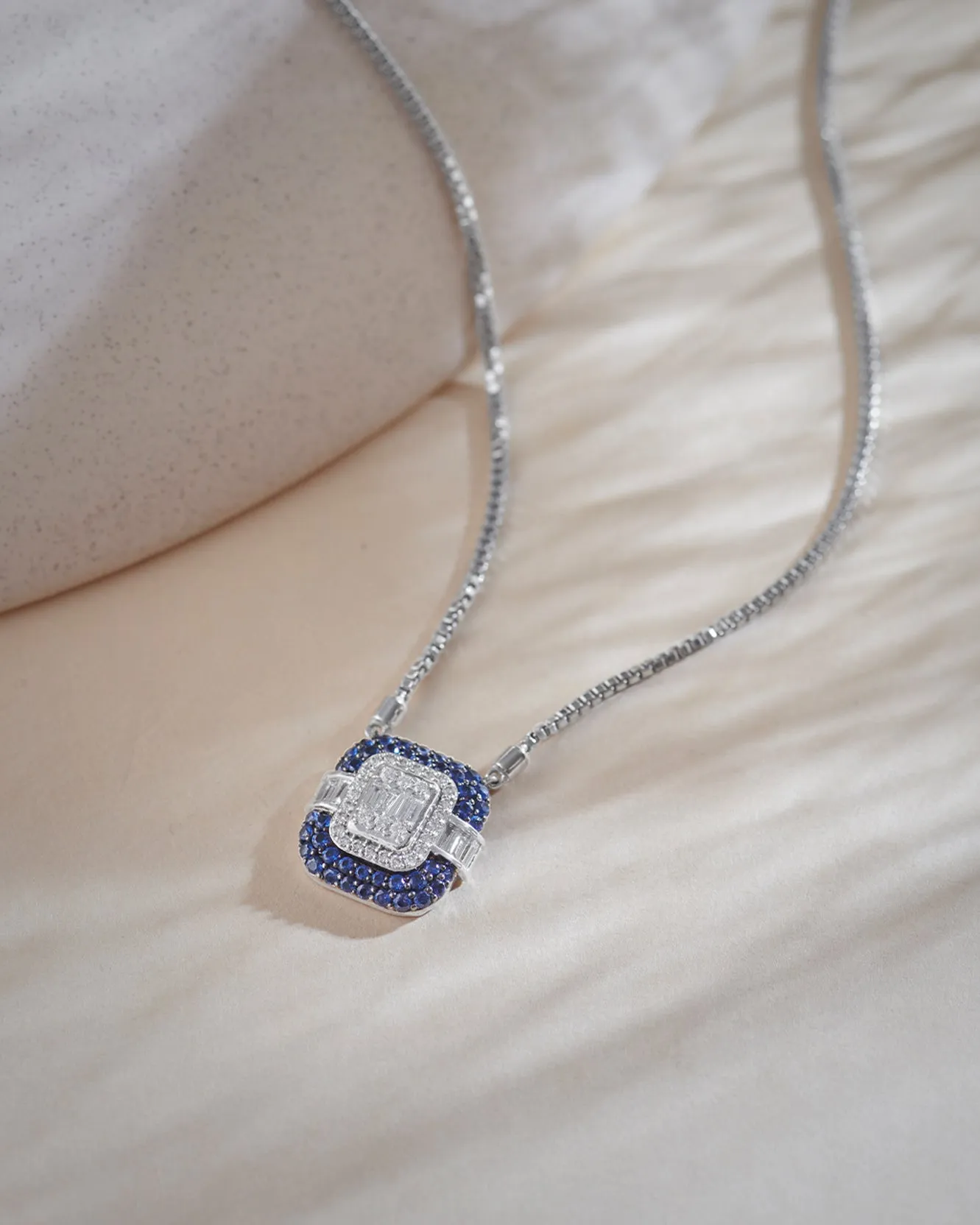 Deco Diamond Necklace