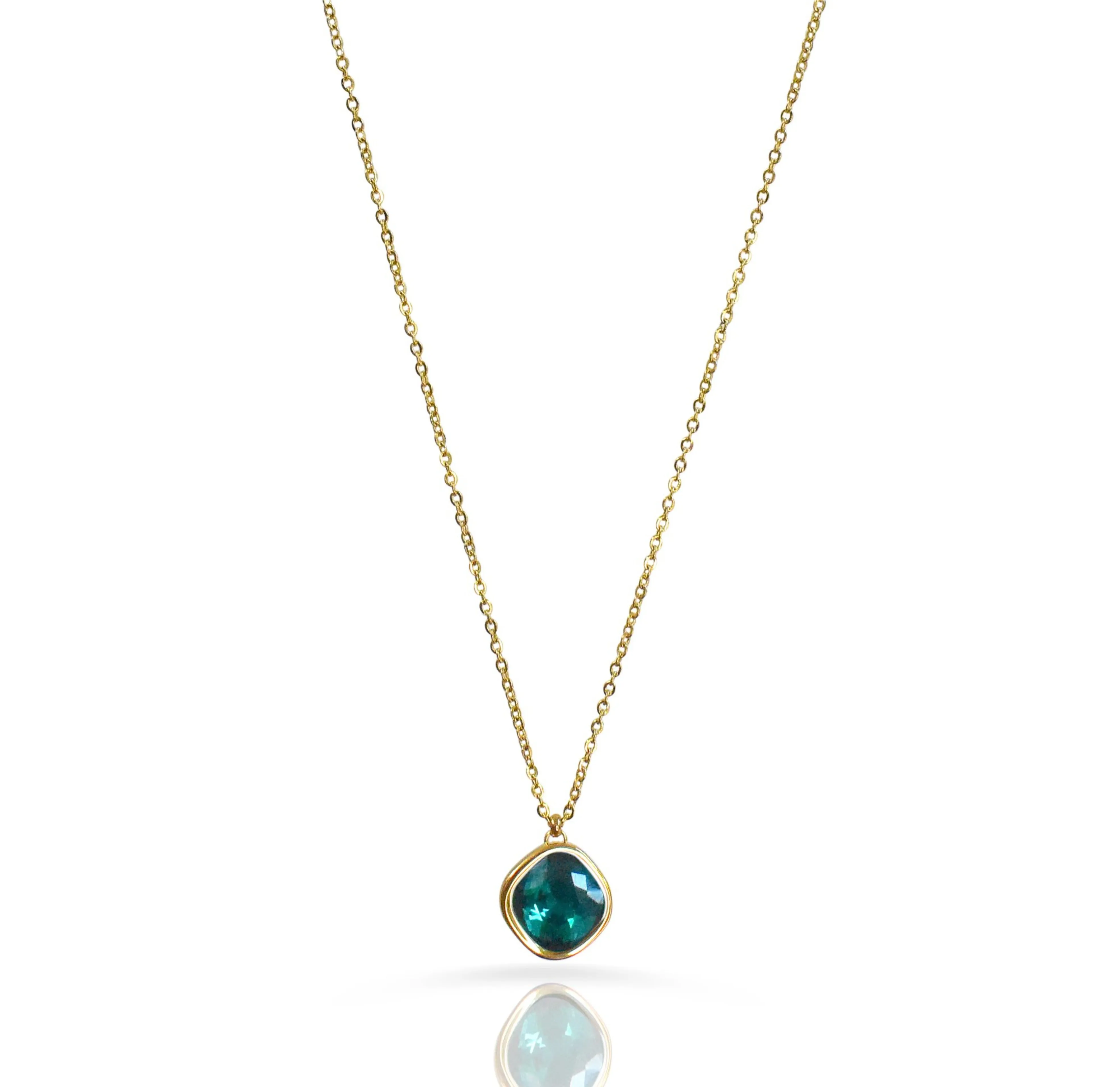 DESIREE EMERALD BIRTHSTONE PENDANT - MAY