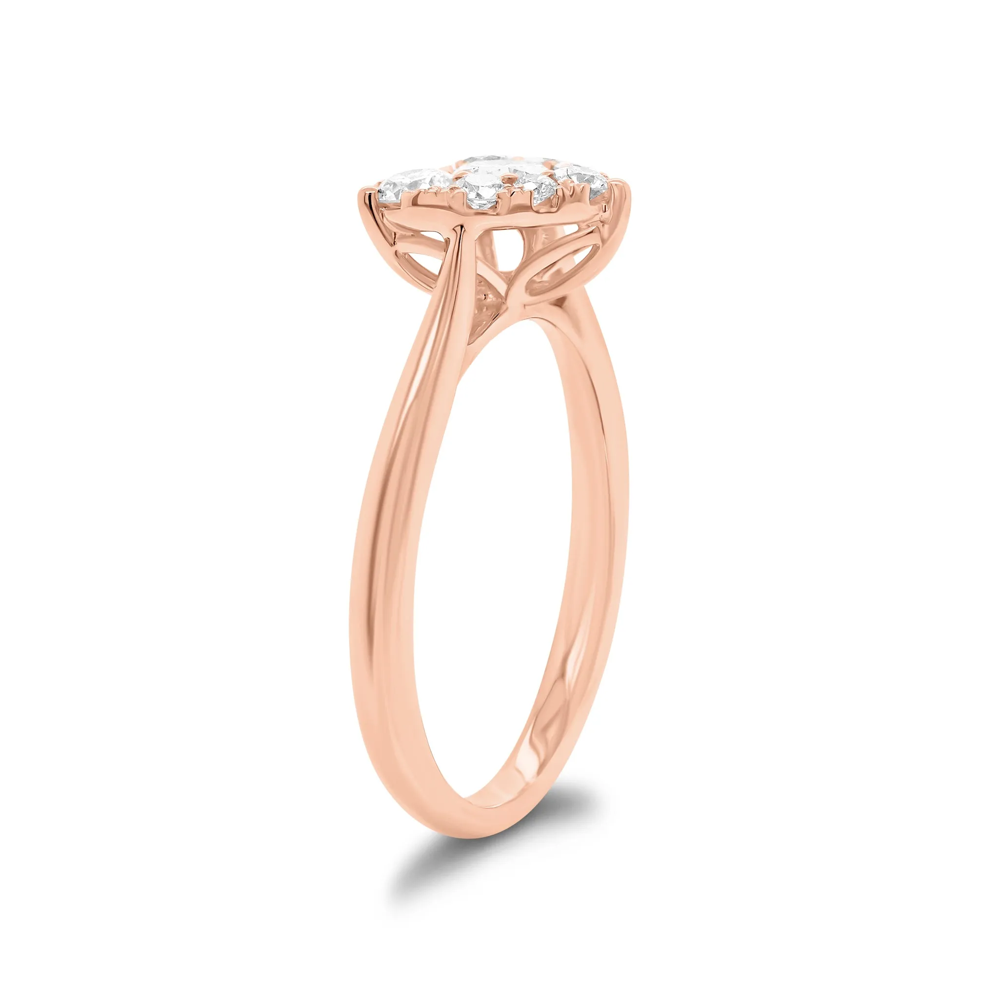 Diamond Heart Engagement Ring