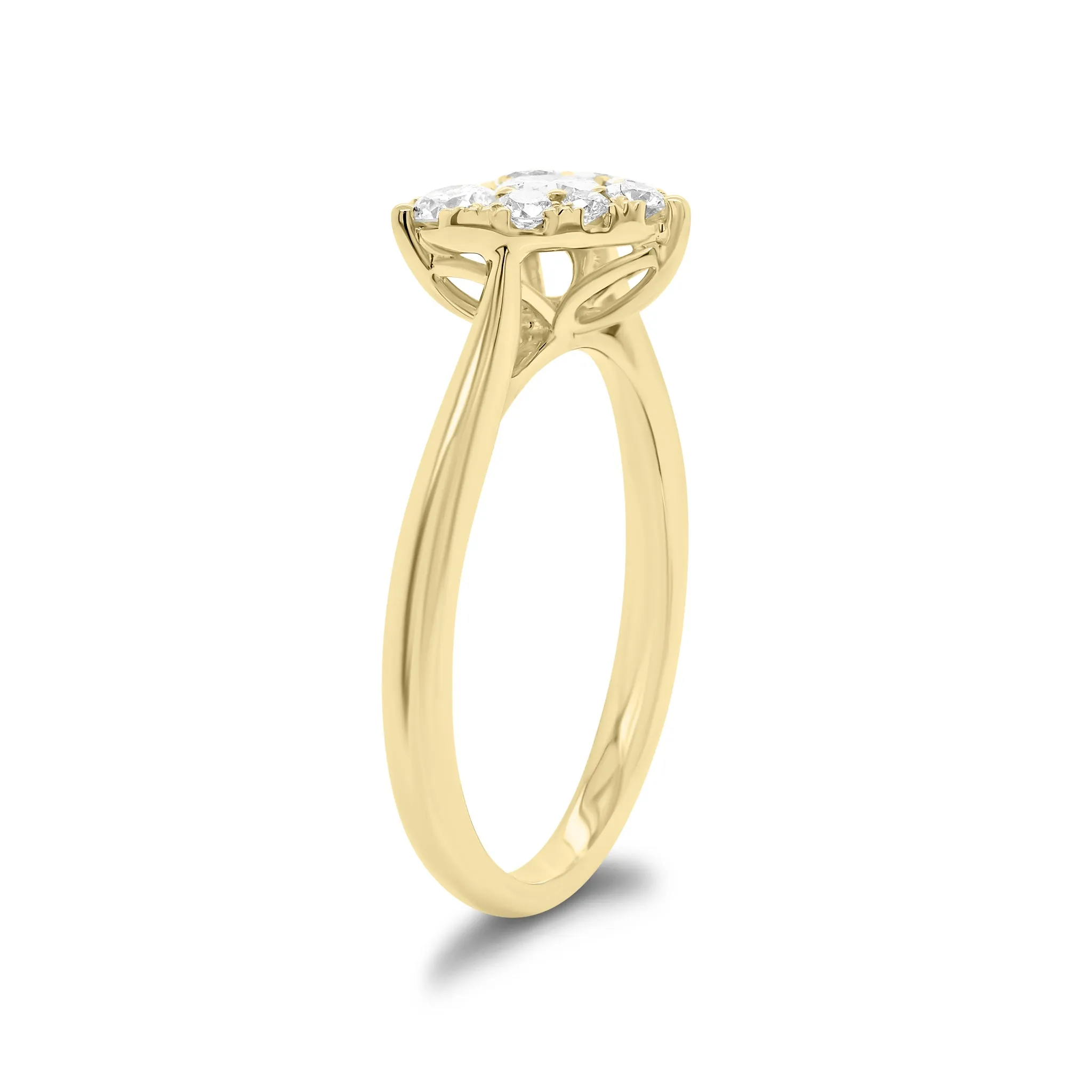 Diamond Heart Engagement Ring
