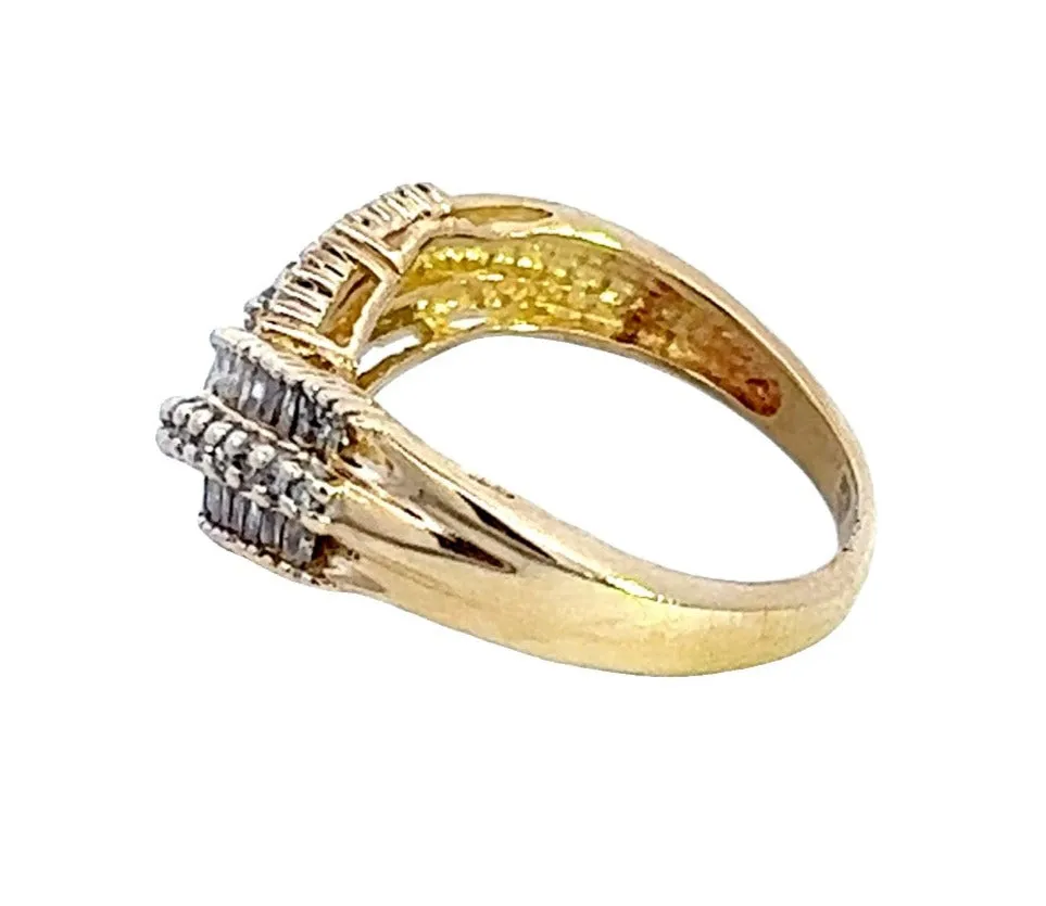 Diamond Yellow Gold Ring TDW 0.50ct