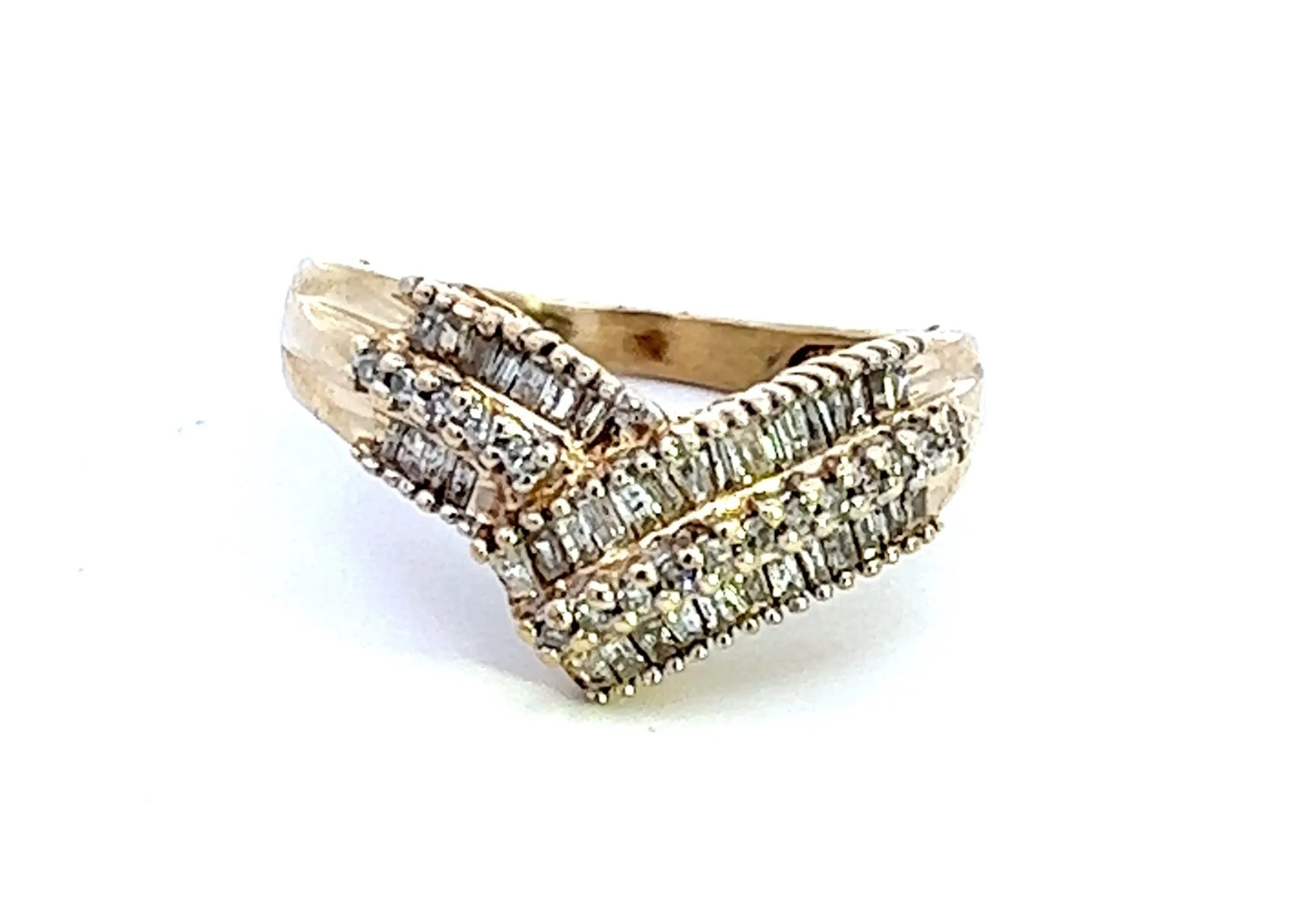 Diamond Yellow Gold Ring TDW 0.50ct