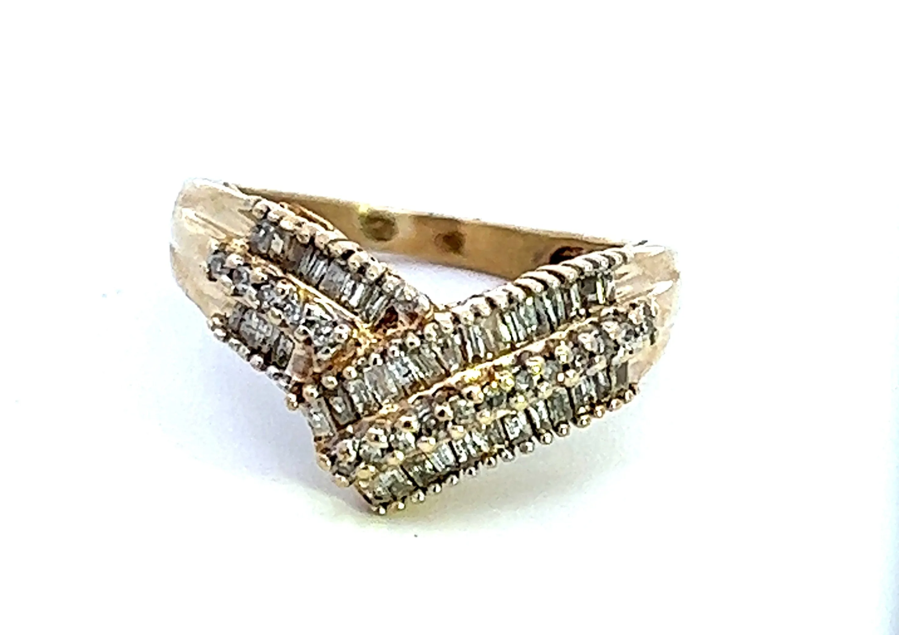 Diamond Yellow Gold Ring TDW 0.50ct