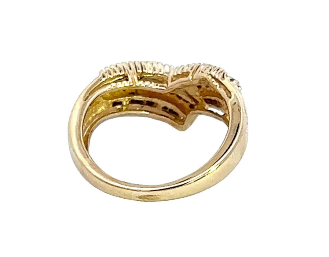 Diamond Yellow Gold Ring TDW 0.50ct