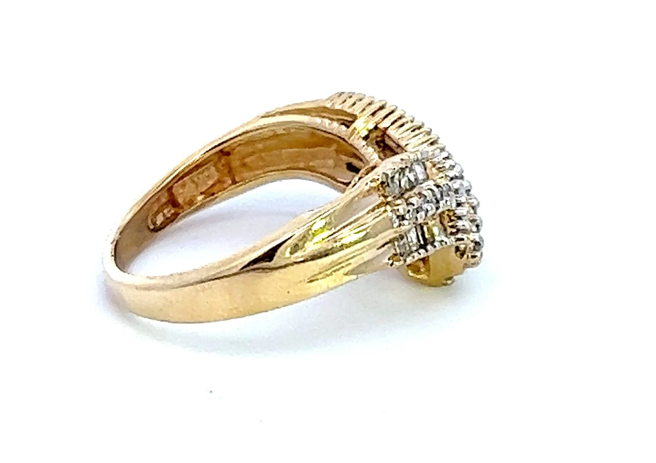 Diamond Yellow Gold Ring TDW 0.50ct
