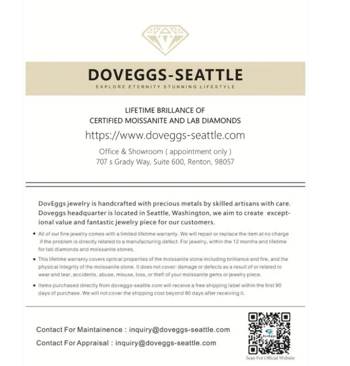 Doveggs halo colored moissanite and birthstone engagement ring
