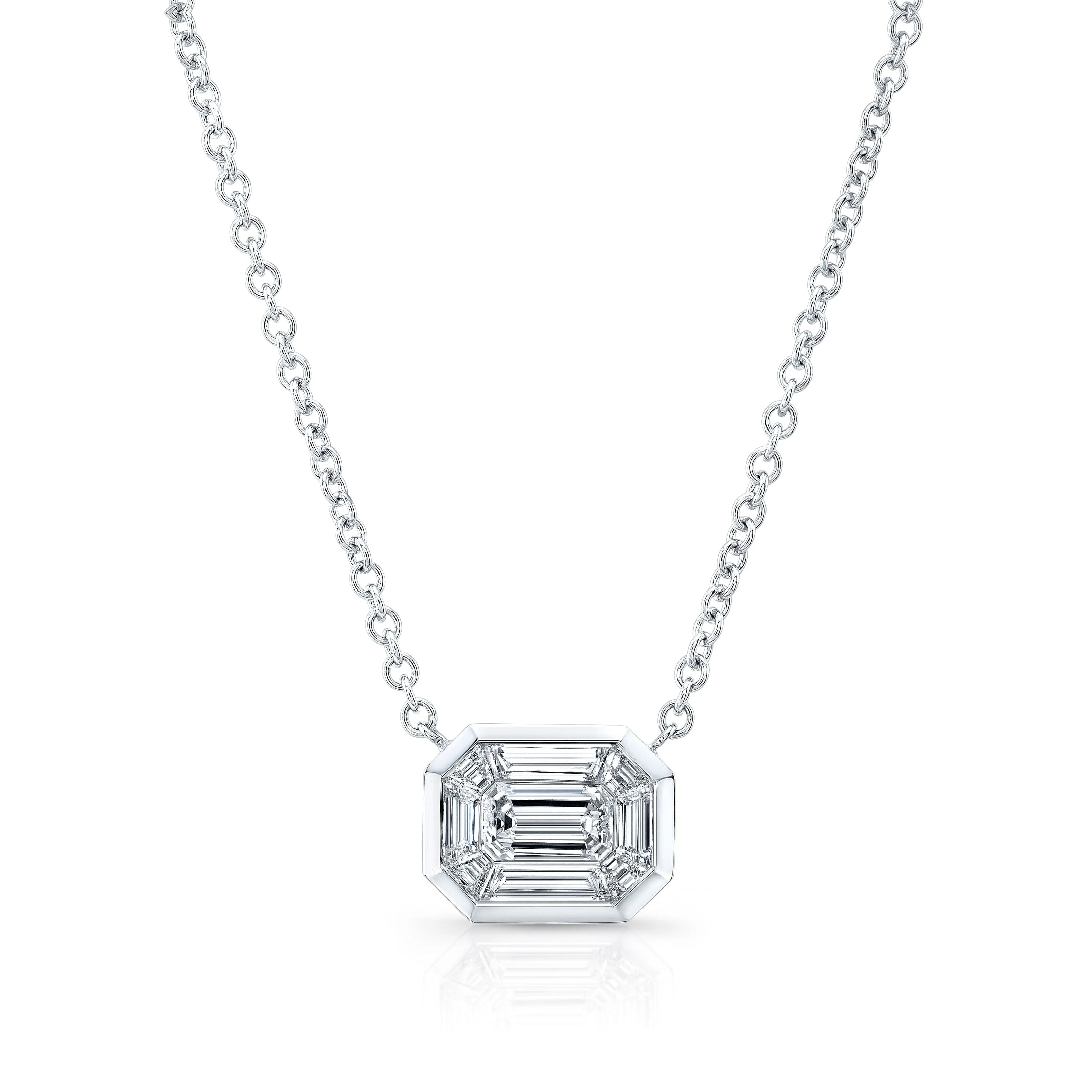 East-West Kaleidoscope Diamond Pendant by Rahaminov