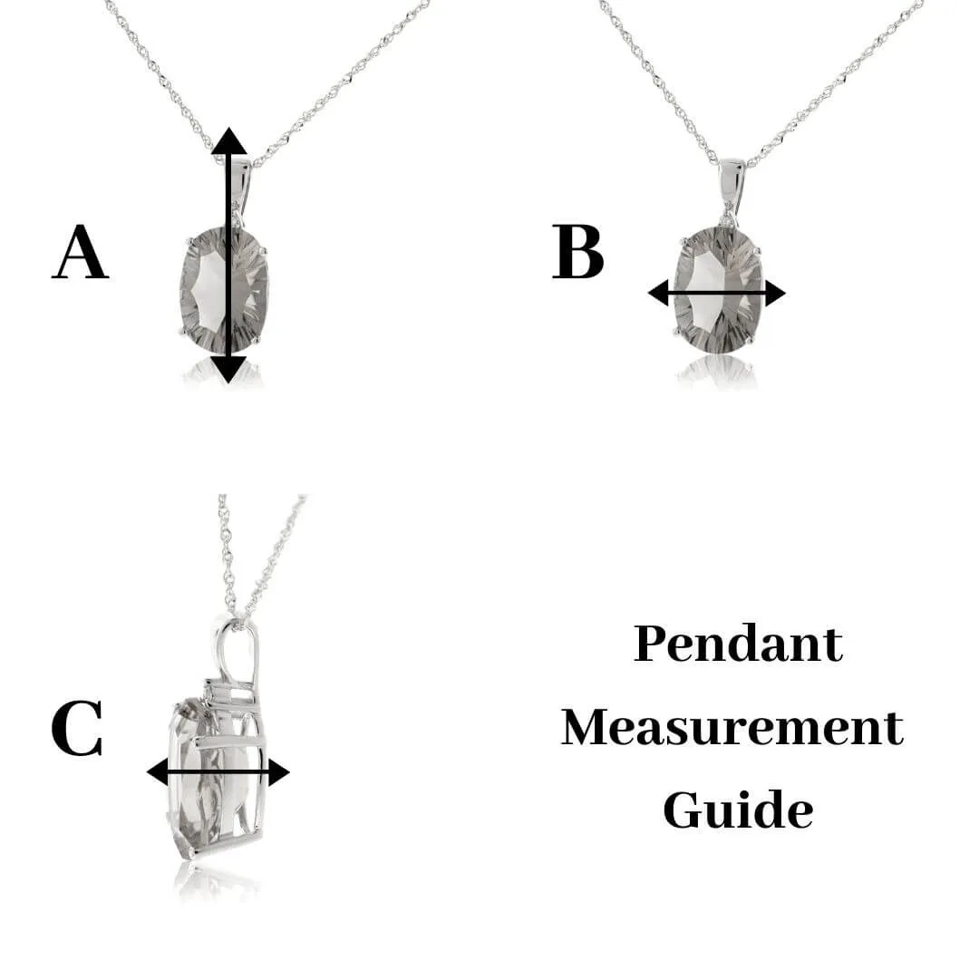 Emerald-Cut Emerald & Diamond Disc Pendant