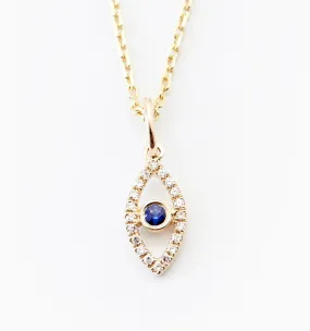 Evil Eye Diamond Necklace