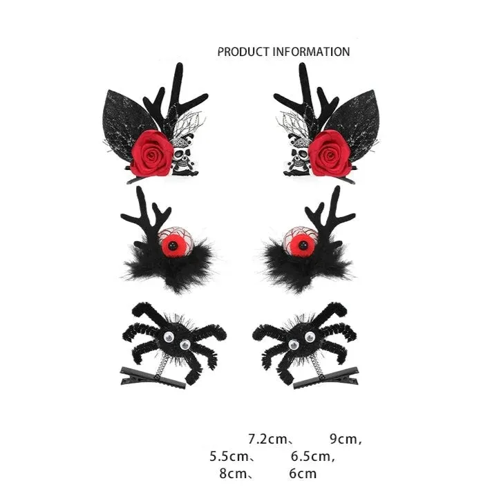 Exaggerated Spider Skull Headwear