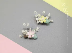 Flower on Butterfly Hair Pin (2 Colors)