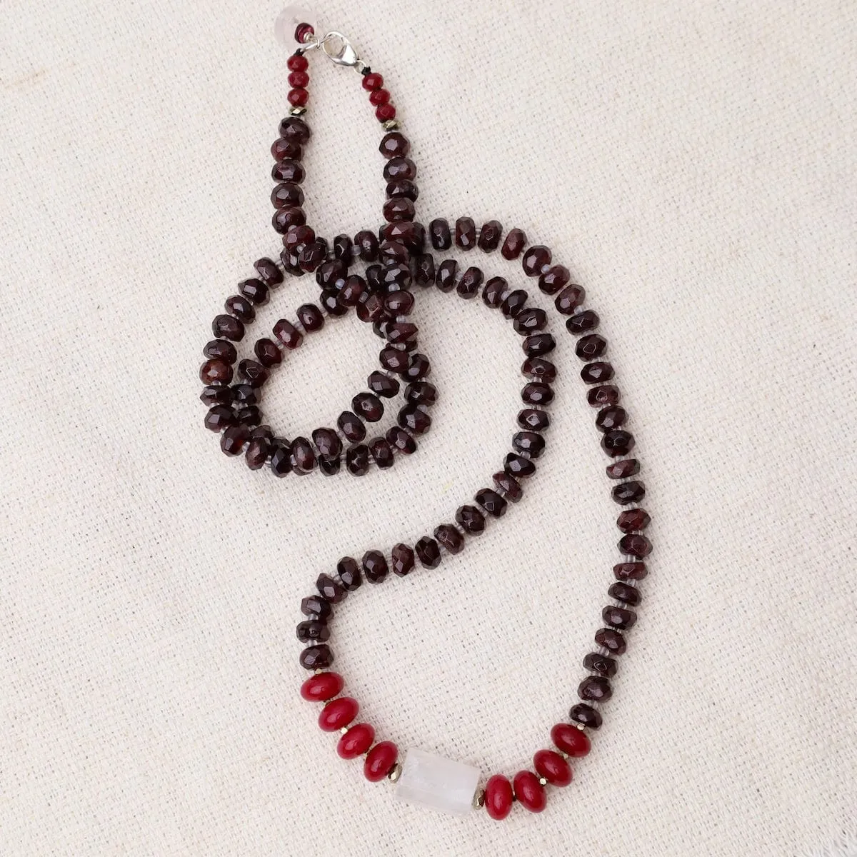 Garnet Mix Necklace