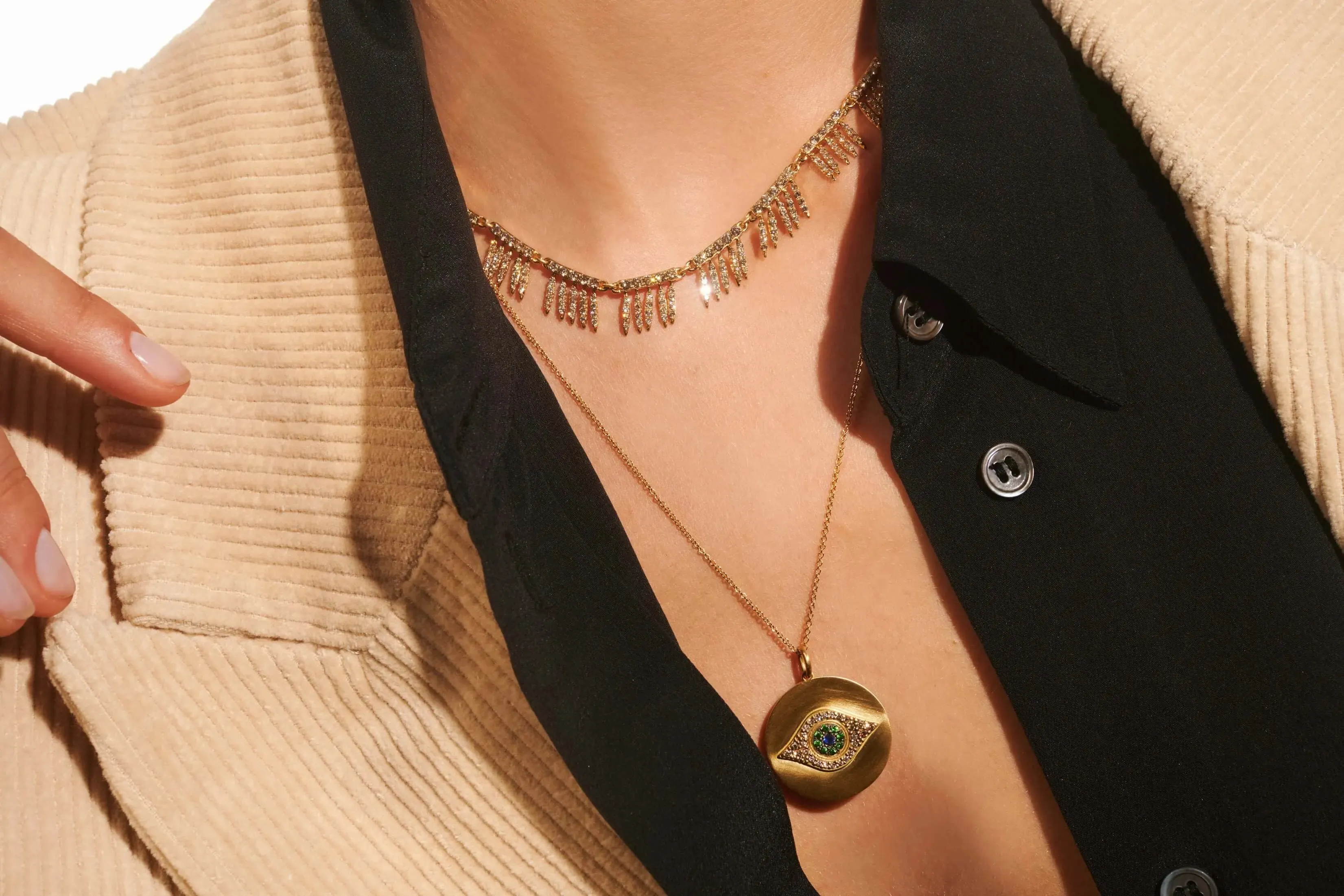 Golden Eye Pendant Y