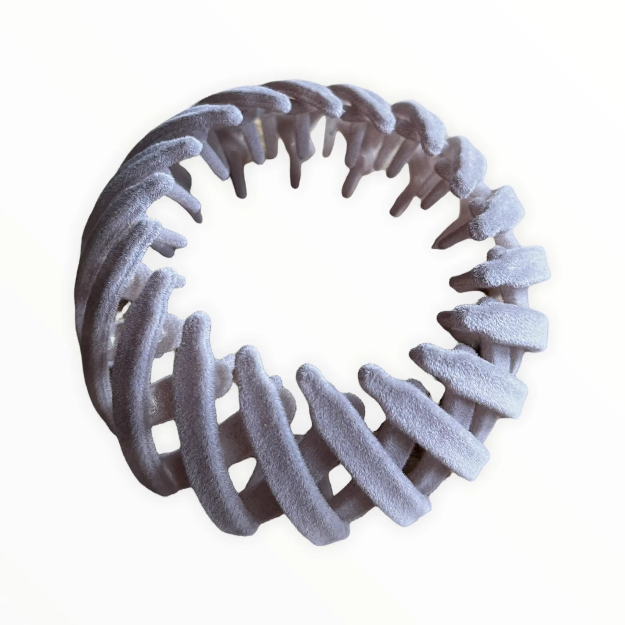 Haarklem de "loop" velvet een uniek haaraccessoire