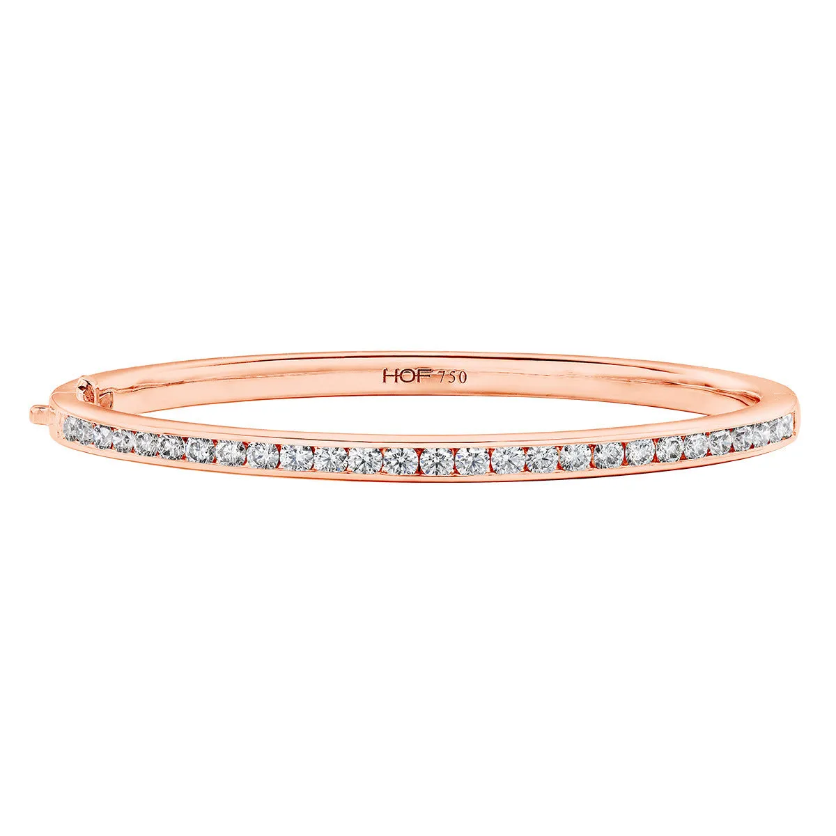 HOF Classic Channel Set Bangle