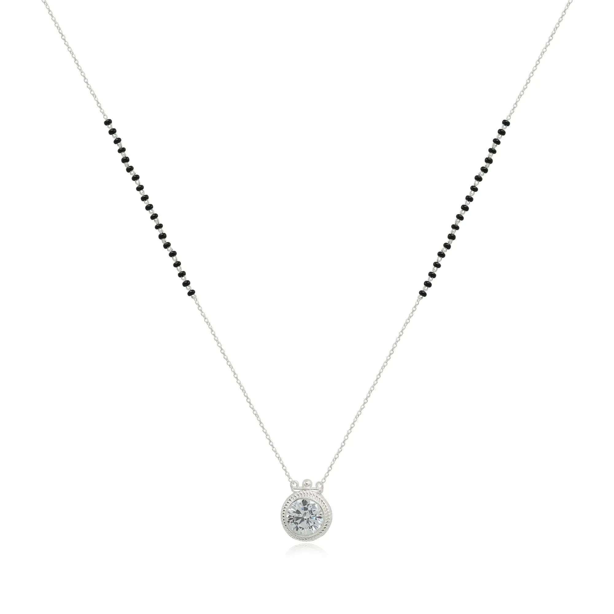 Infinite Love Pot Silver 92.5 Mangalsutra