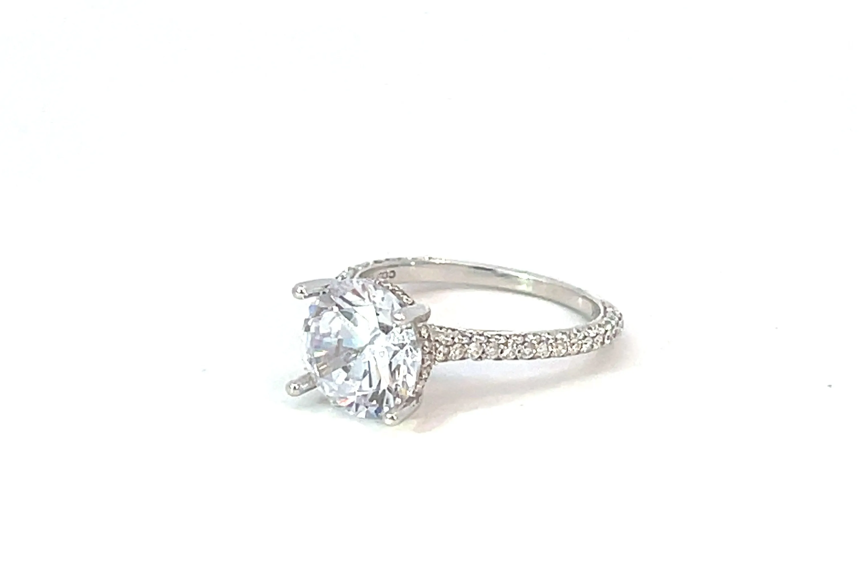 Invisible Halo Engagement Ring