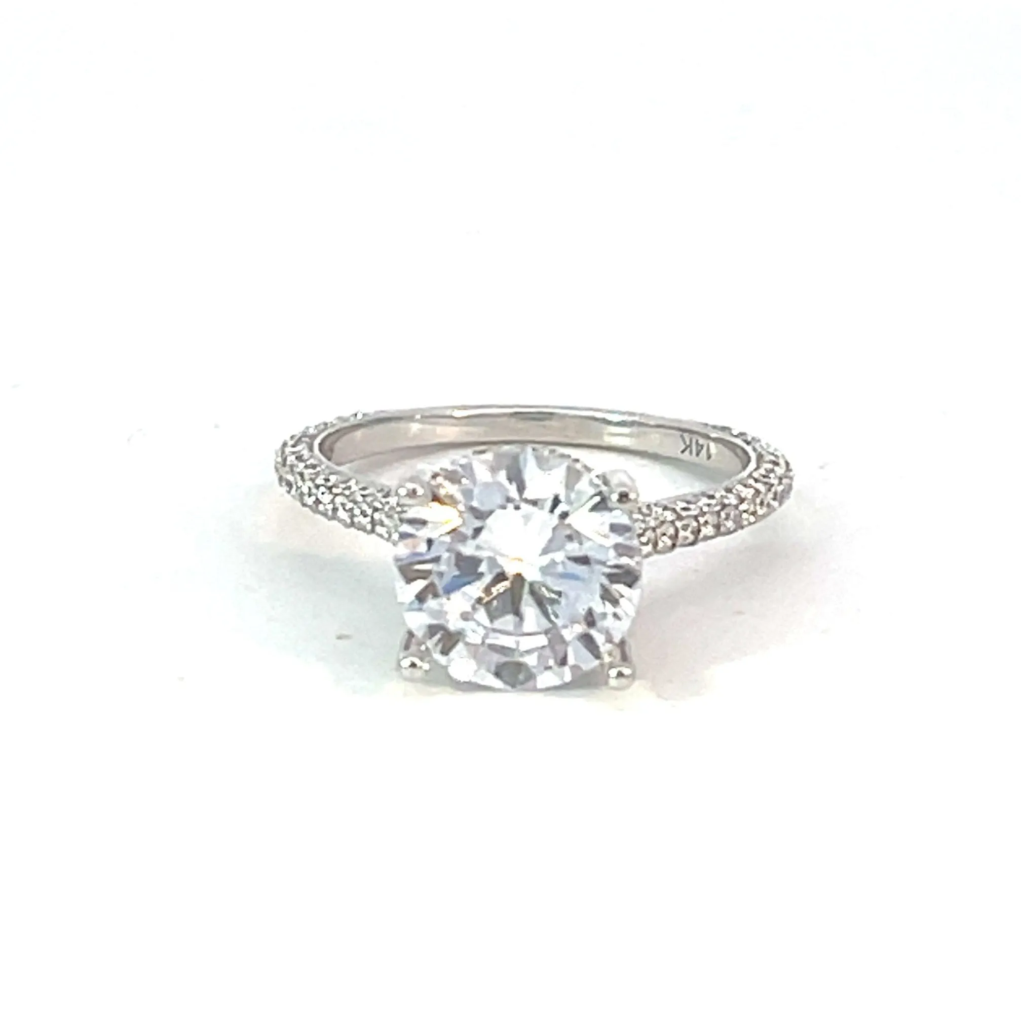 Invisible Halo Engagement Ring